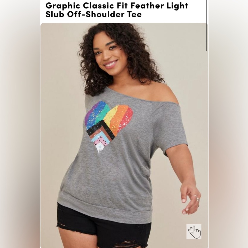 Torrid Pride Top size 2x
